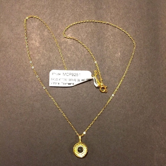 NEW Victoria Townsend 18K Gold sterling Necklace - Picture 4 of 8